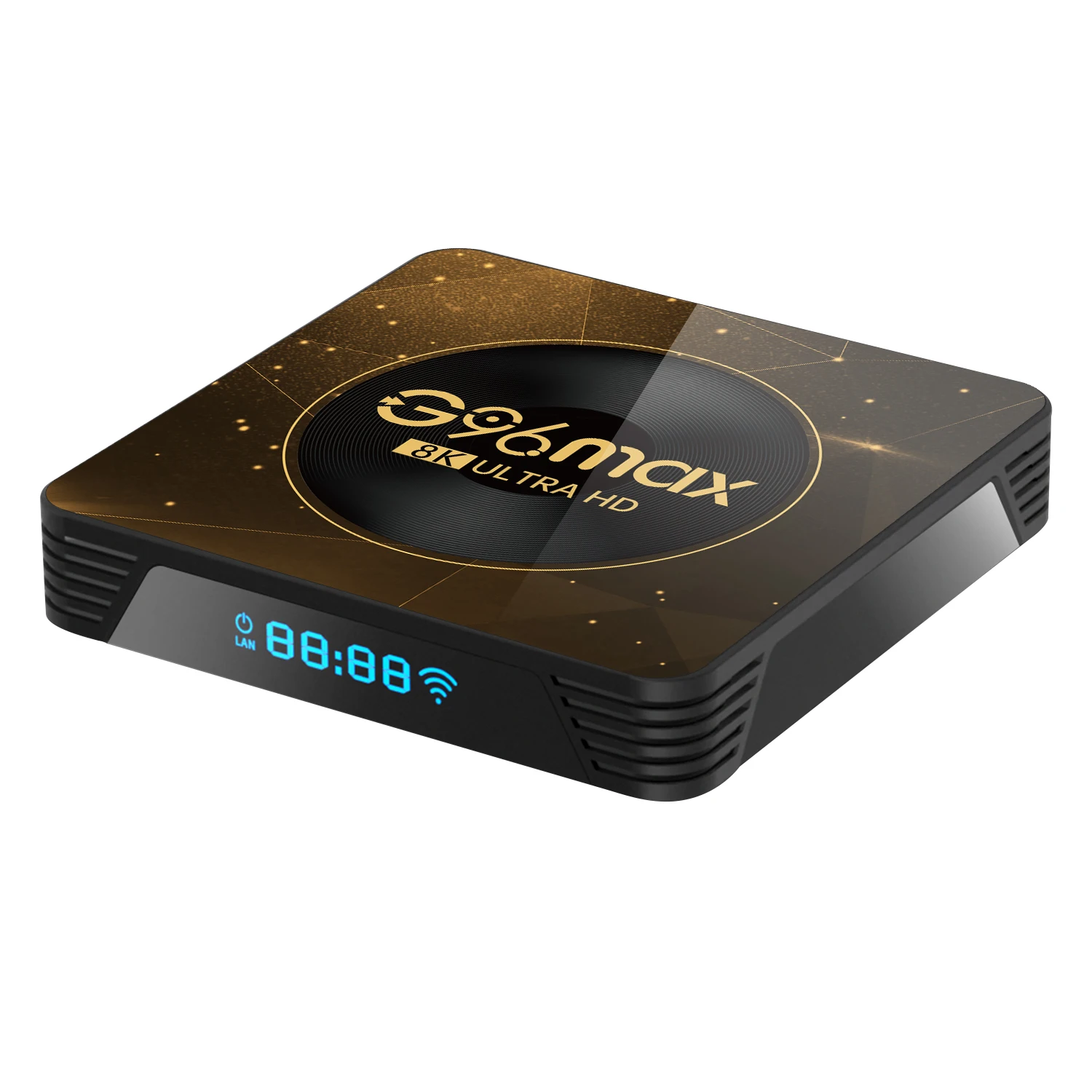 Good smart tv box rockchip G96 max rk3528 quad core 8k android 13 wifi 6 ott tv box support UI buttons customize