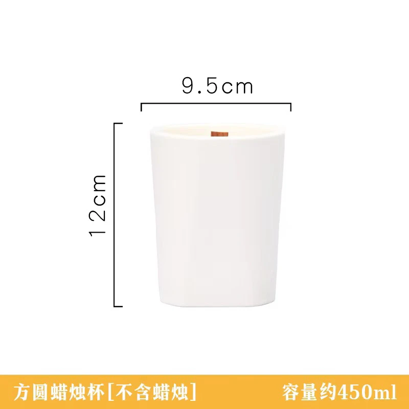 Factory Custom High Quality Matte Candle Vessels Empty Container Colorful Concrete Ceramic Candle Jar