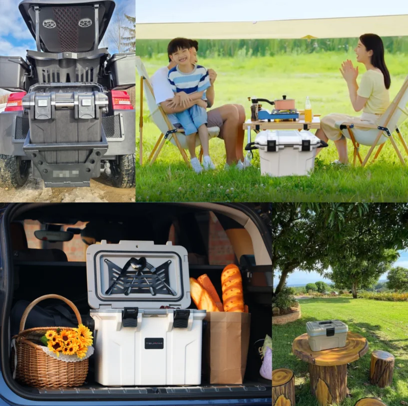 High Quality 16L Thermal Insulated Ice Chest Waterproof Hard Rotomolded Coolers for Cans