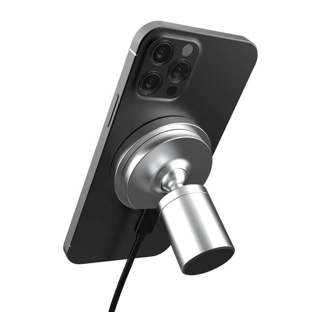 New Arrival OEM Portable Phone Magnet Fast Qi 15W Car Magnetic Wireless Charger For iPhone 12Pro For Car