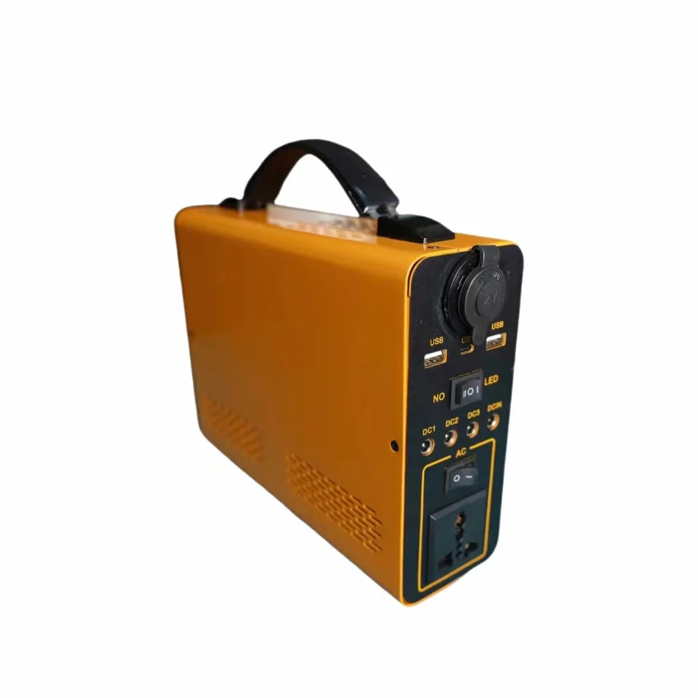 Portable Power 220V 110V AC Continuous Output 300W Battery Generator Emergency Power Station Solar