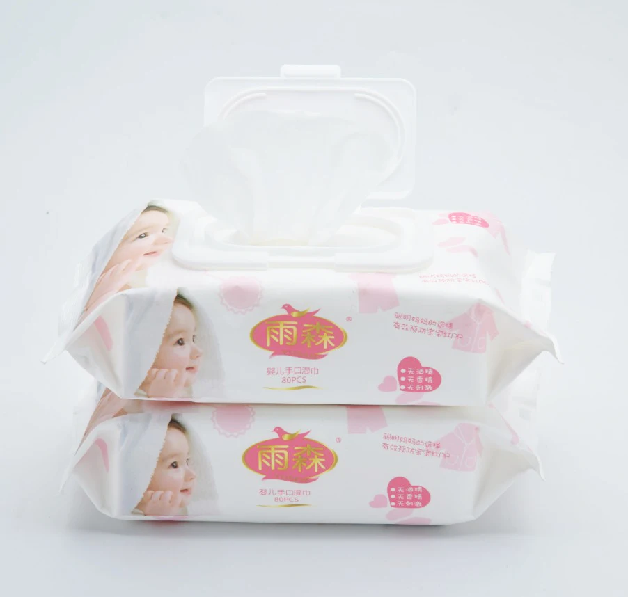 OEM custom wet wipes baby wet wipes tissue and cotton cleaning wet wipes