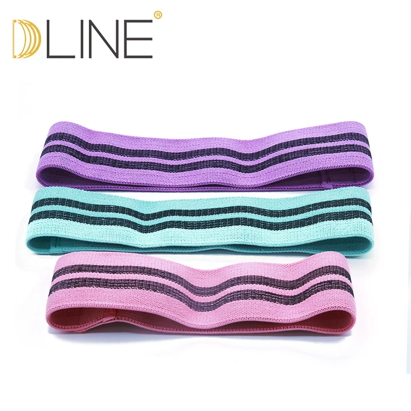 
Colorful Soft Non Slip Hip Circle Resistance Bands with Inner Grippy Elastic Loop 