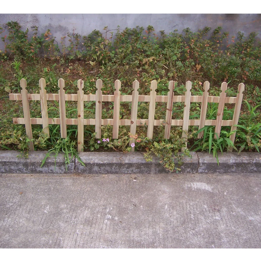 ISO 9001 Hot Sale TOP ASIAN Series Classic Style Wood Backyard Fence for Garden Decor