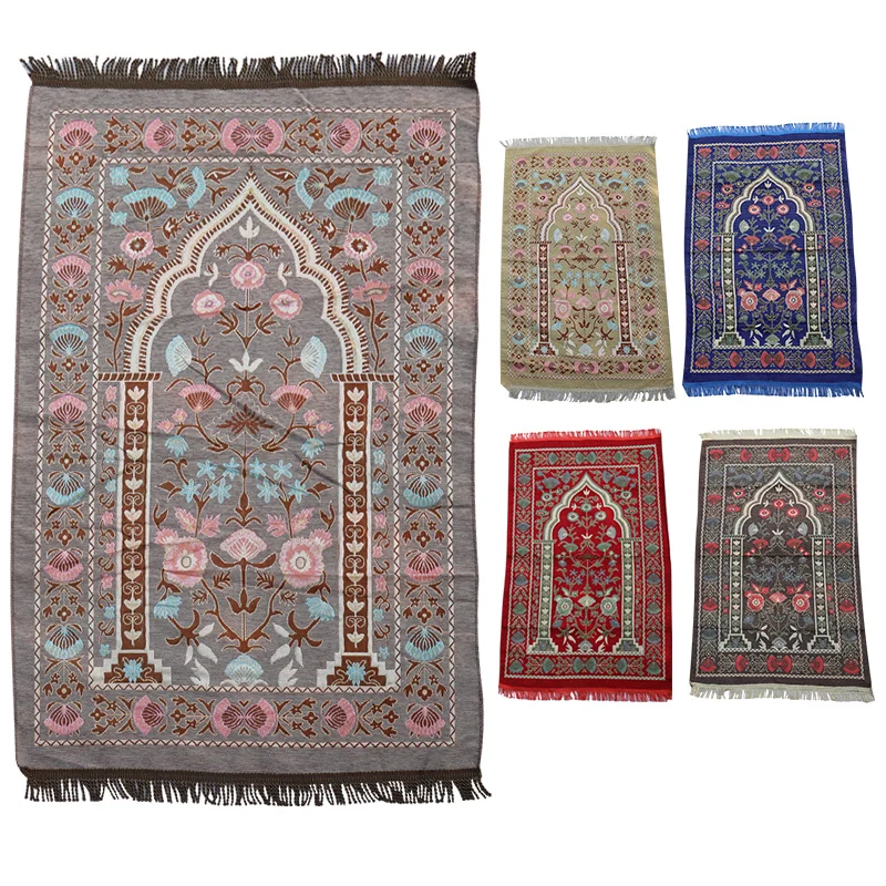 Ramadan Islamic Muslim Prayer Turkish Style Islamic Carpet Portable Islam Eid Gift Muslim Prayer Mat