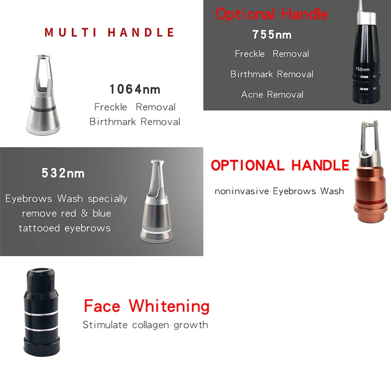 High Quality Nd Yag Laser 532/1064  PicoLaser Picosecond Laser tattoo removal machine 755nm laser picosecond