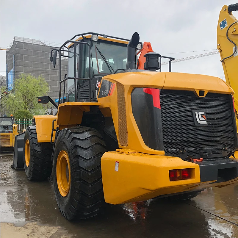 china best selling 5.5 ton construction machinery liugong CLG 856H  articulated wheel  drive backhoe loader