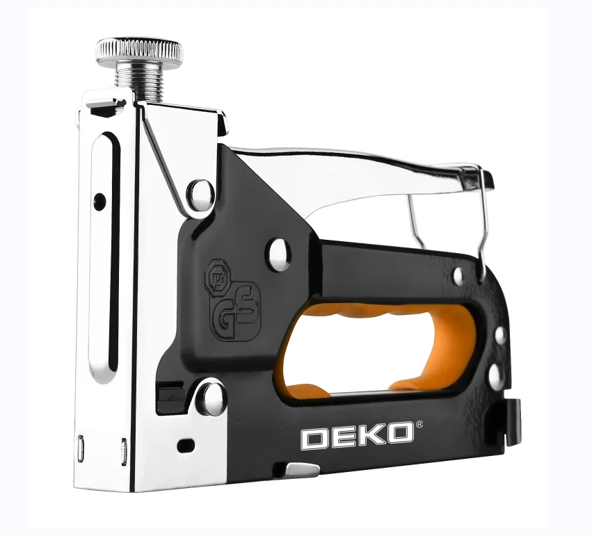 DEKO DKCST01 Heavy Duty Staple Gun Power Tool Automatic 100pcs Nail Staple Gun High Quality