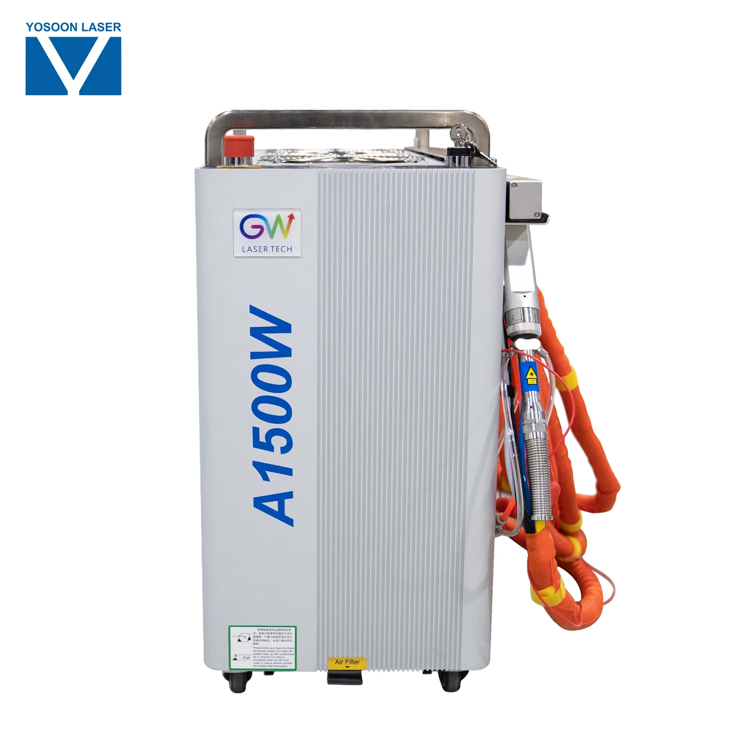 YOSOON High Welding Speed 1500W  Air Cooling Portable Handheld Fiber Laser Welding Machine