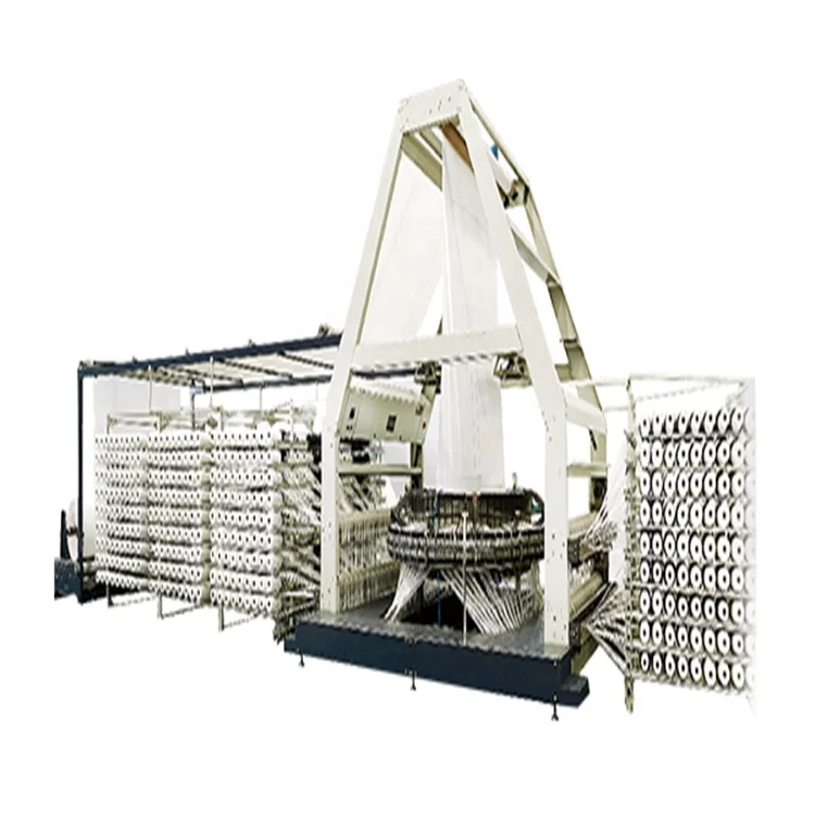 Машина для изготовления ПП тканых сумок, круговой ткацкий станок