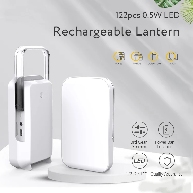 AKKO STAR Hot Selling 122pcs 0.5W LED 3.7v/7200mAh Lithium Battery DC 12V 6500K LED Rechargeable Lamp