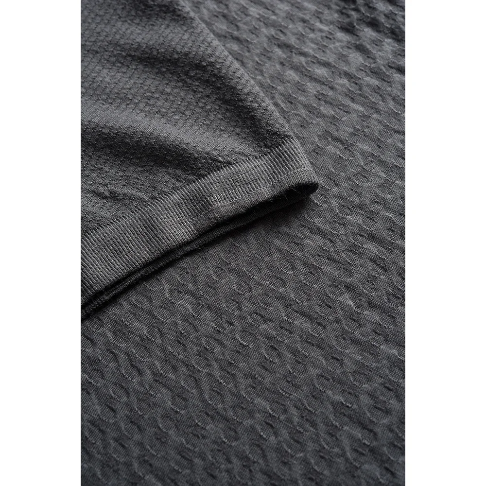 Support Samples Comfortable Short Sleeve Standard Fit Merino Wool T Shirt For Men