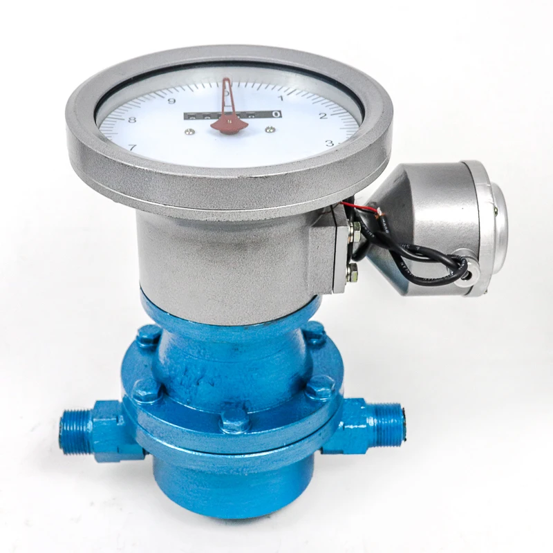 High temperature bunker oil oval gear flow meter dn 80