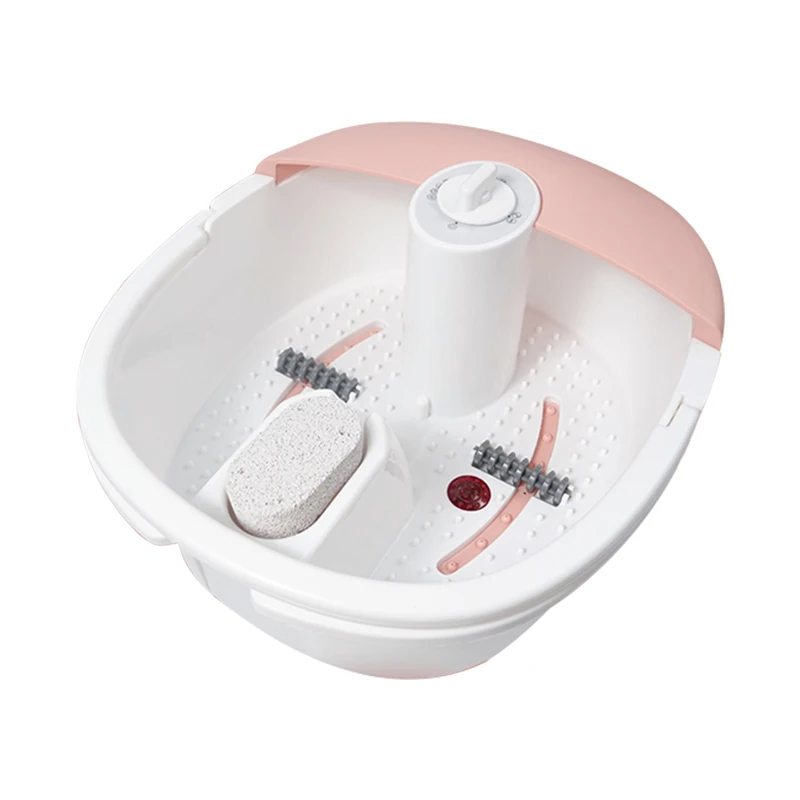 Cheap Price Multifunction Portable Pedicure Basin Heated Foldable Infrared Shiatsu Air Bubble Foot Bath Massager for Spa