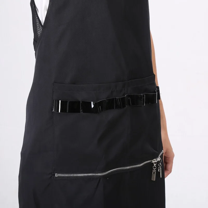 Hair Stylist Barber Capes and Beauty Salon Hairdresser Smocks Jackets Mesh Back Vest