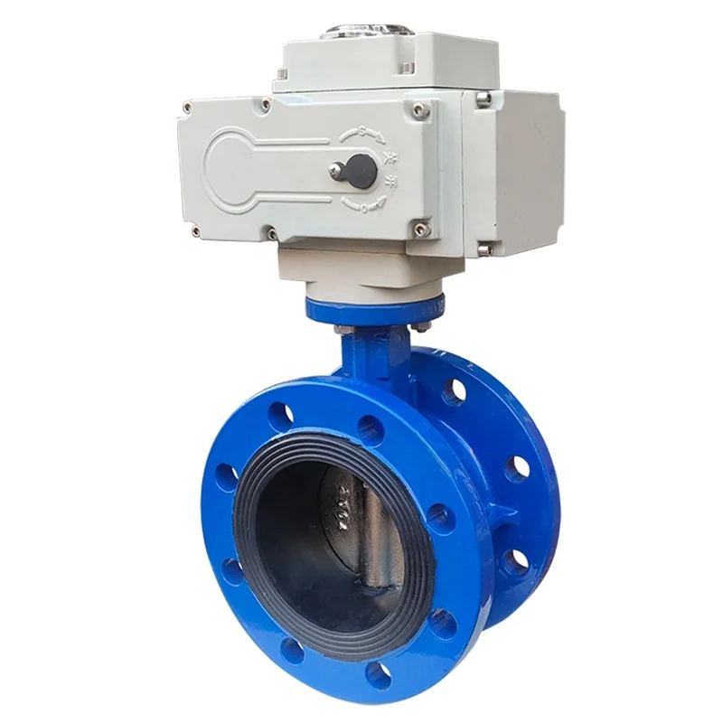 Actuated 4 Inch Italy 10 Lug Cryogenic Grooved Wafer Type Cast Iron Butterfly Valve Manufacturer