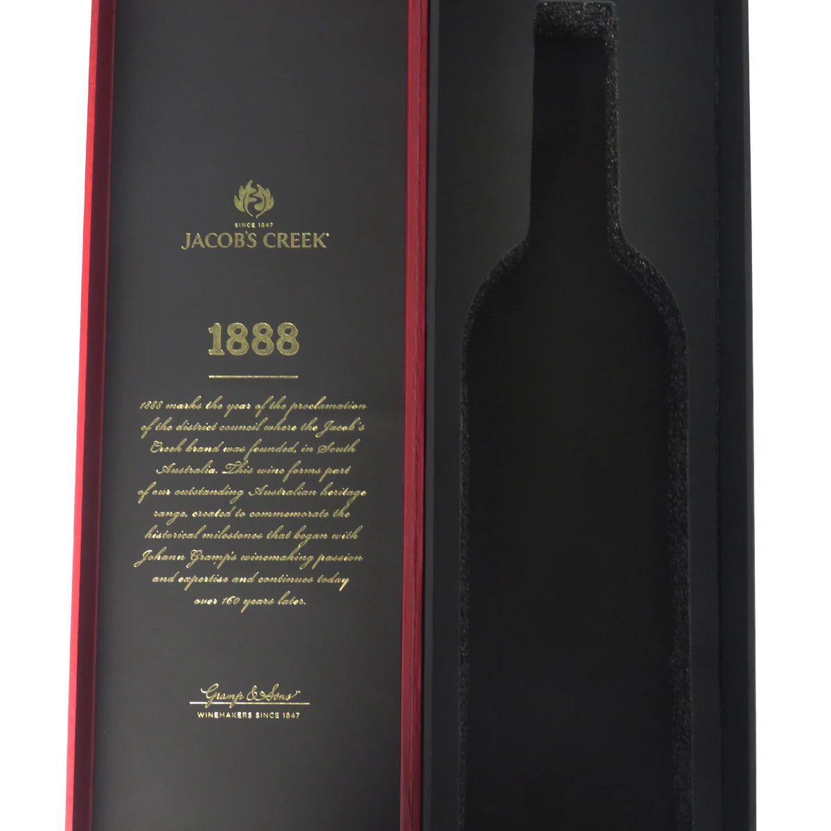 Exquisite Luxury Custom Printed Wine Champagne Whisky Packaging Rigid Paper Box With Eva Foam