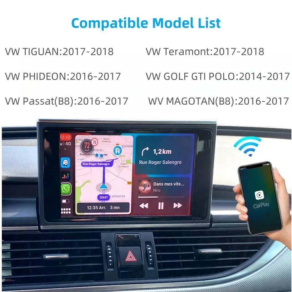 Автомагнитола для VW Volkswagen Passat(B8) 2016-2017 мультимедийные проигрыватели с сенсорным экраном и Wi-Fi