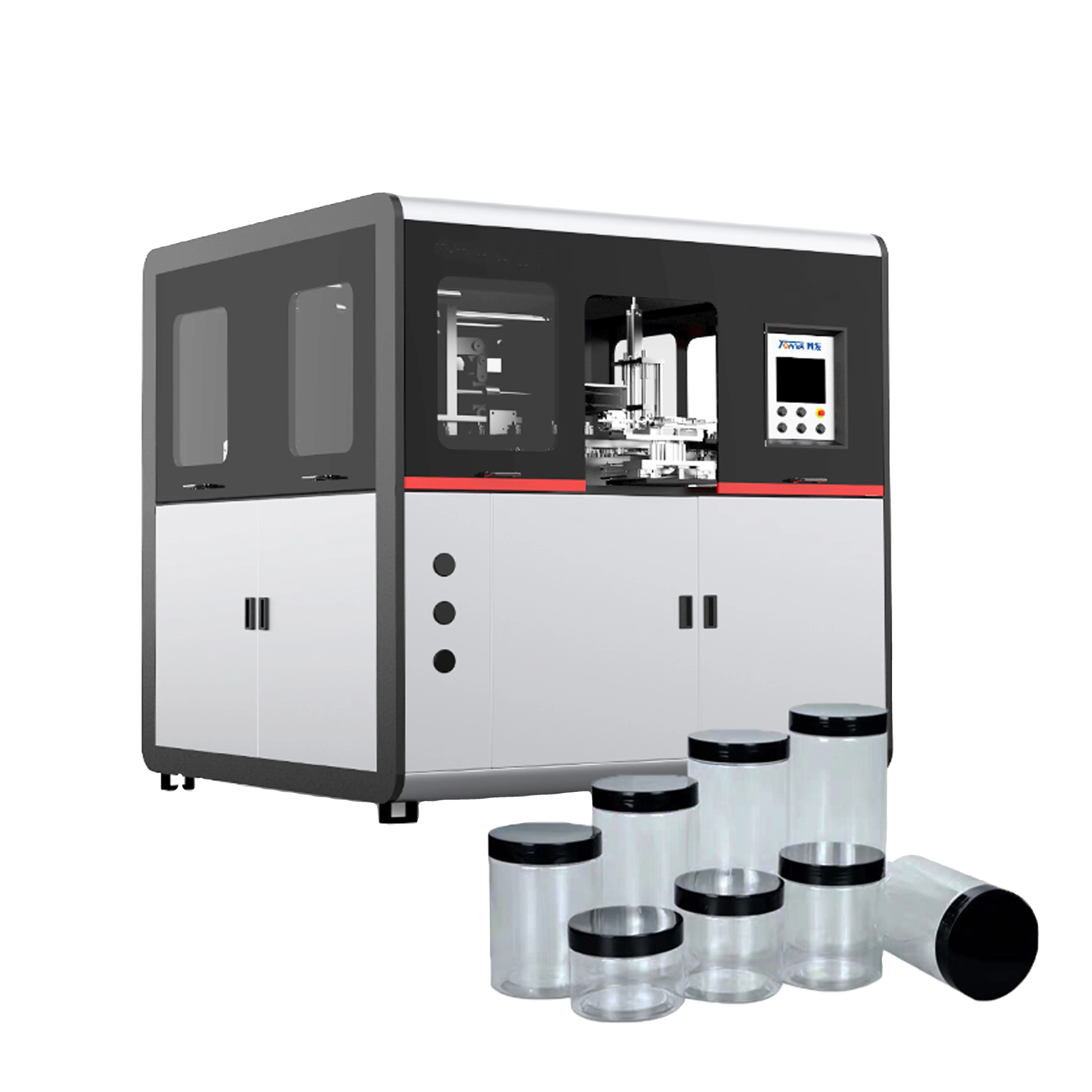 Automatic 2 cavity wide jar blow molding machine pet bottle