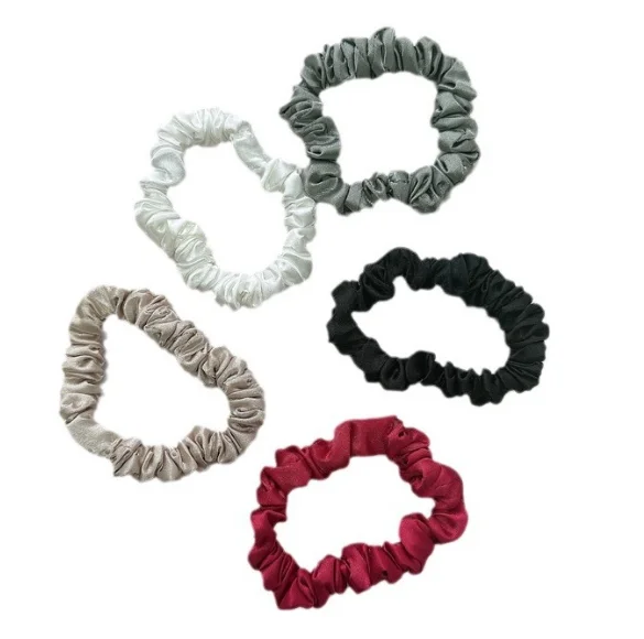 Women Silk Satin Scrunchies Accessories Elastic Hair Bands Hair Tie