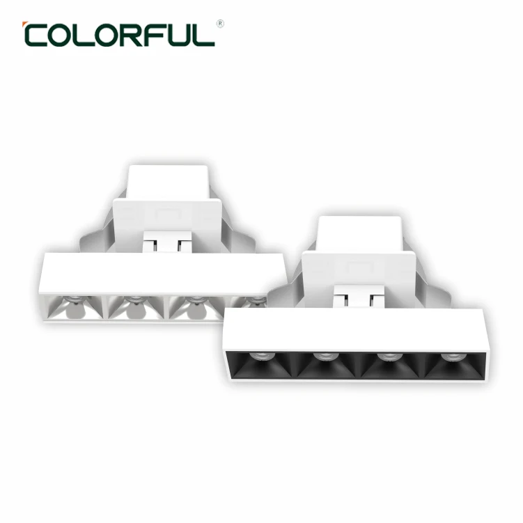 hot selling led linear light 8W 14W 20W office home museum art galleries display ceiling recessed adjustable linear light system