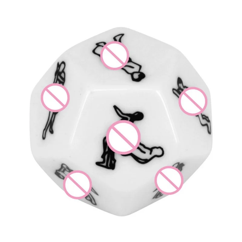 
12 sides Fun Dice Mesh 12 Position Erotic Foreplay Dice For Adult Couples Sex Dice 