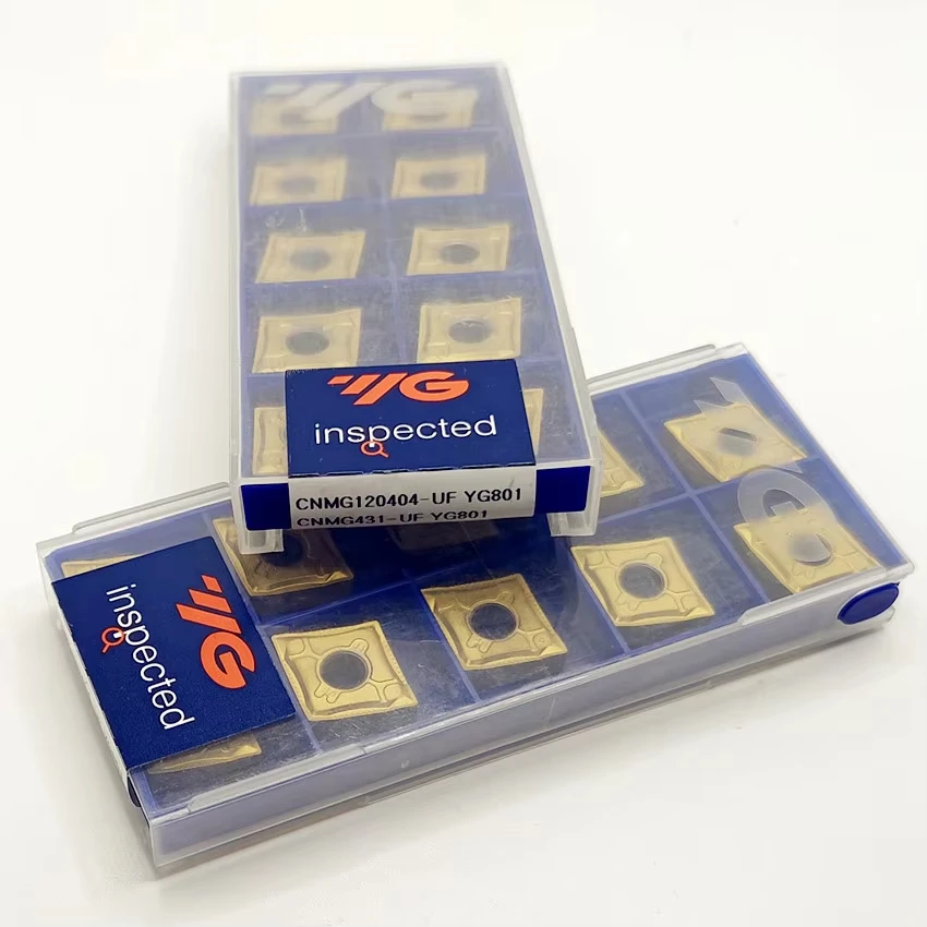Твердосплавные инструменты CNMG120404-UF YG801 CNMG120408-UG CNMG1204 12 UR CNMG431 CNMG432 CNMG433 YG-1 наконечники карбида вольфрама