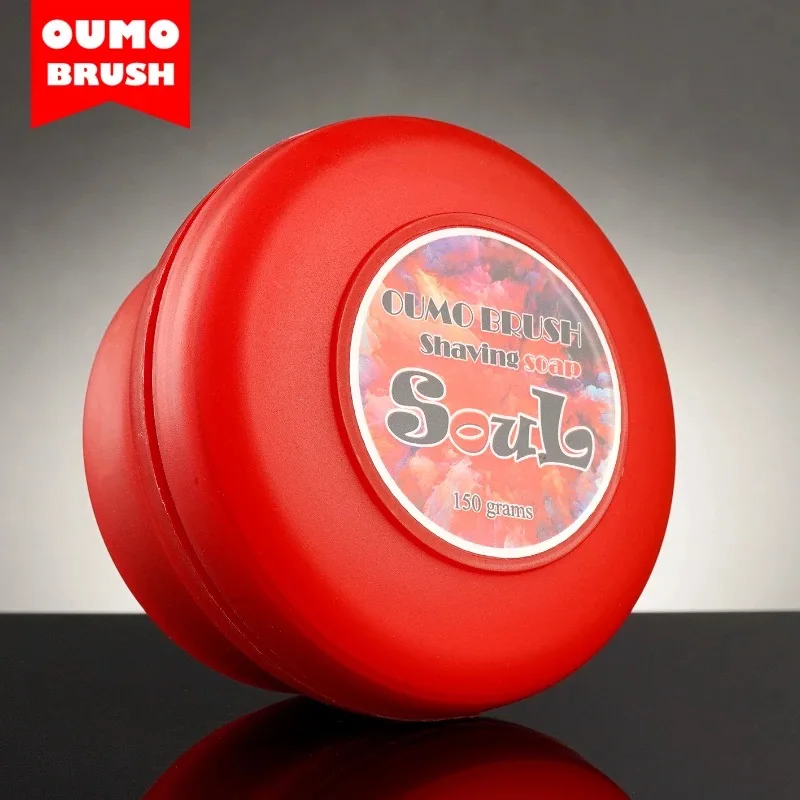OUMO- Mens SOUL 100% vegan shaving soaps shaving cream shaving brush