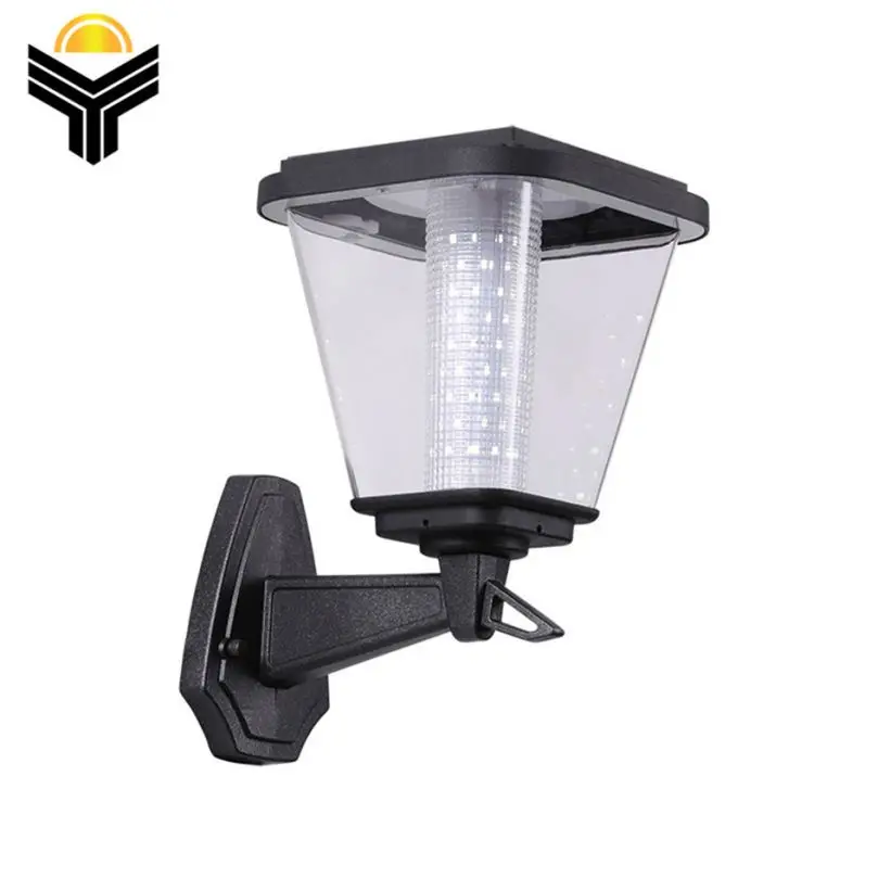 Горячая продажа Солнечный открытый сад квадратный светильник Настенный светодиодный