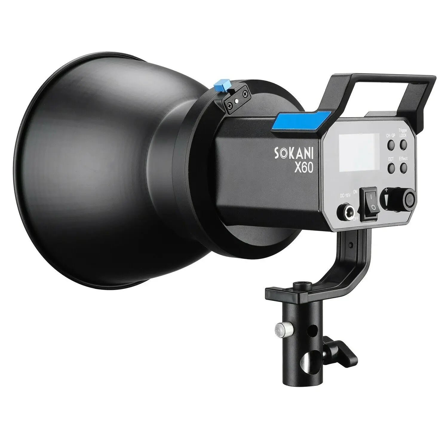  Sokani X60 80 Вт Светодиодная лампа для видеосъемки 5600K Дневной свет наружной фотосъемки с креплением Bowens 2 4G пульт дистанционного
