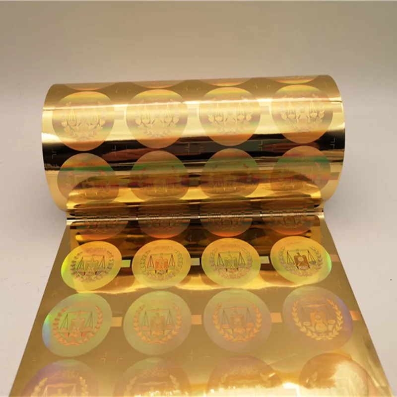 Stamping film custom laser holographic anti-counterfeit positioning stamping film
