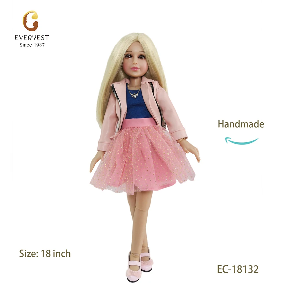 Doll Maker Custom Fashion 18inch Bjd Girl Doll Wholesale Movable  Ball Jointed Girl Dolls for Kids Toy
