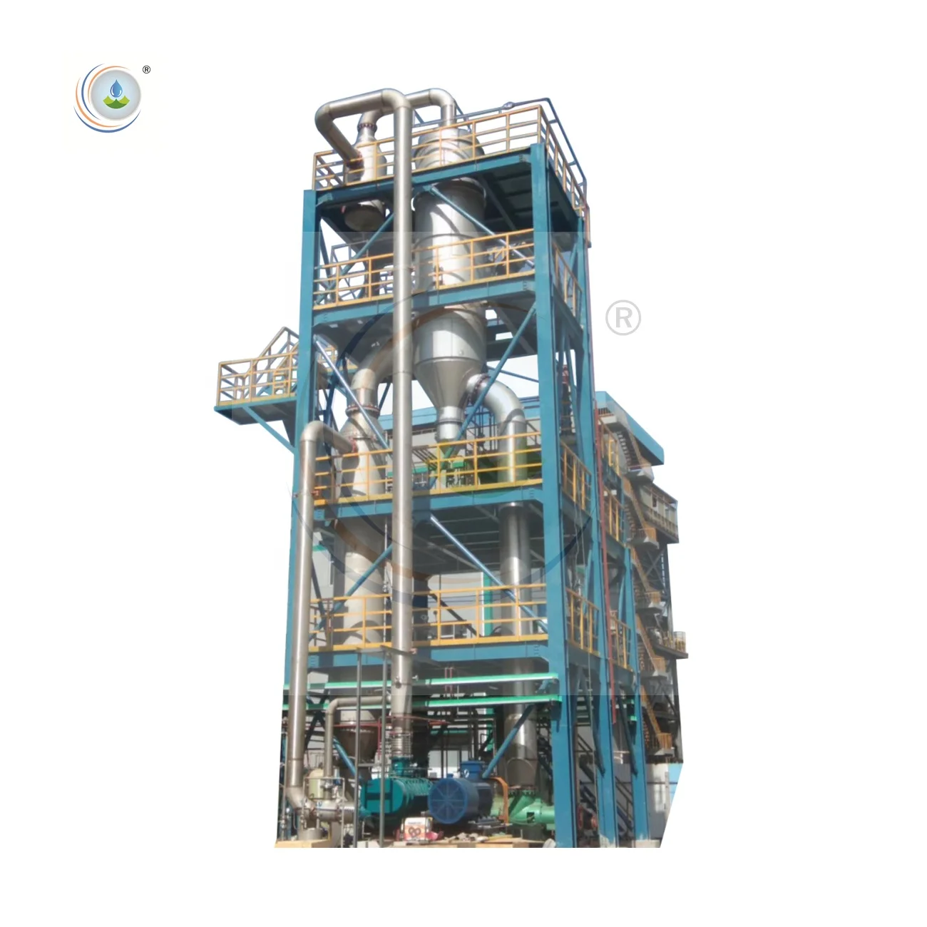 Falling Film MVR Evaporator System for evaporation and crystallization beverage concentration vacuum evaporator