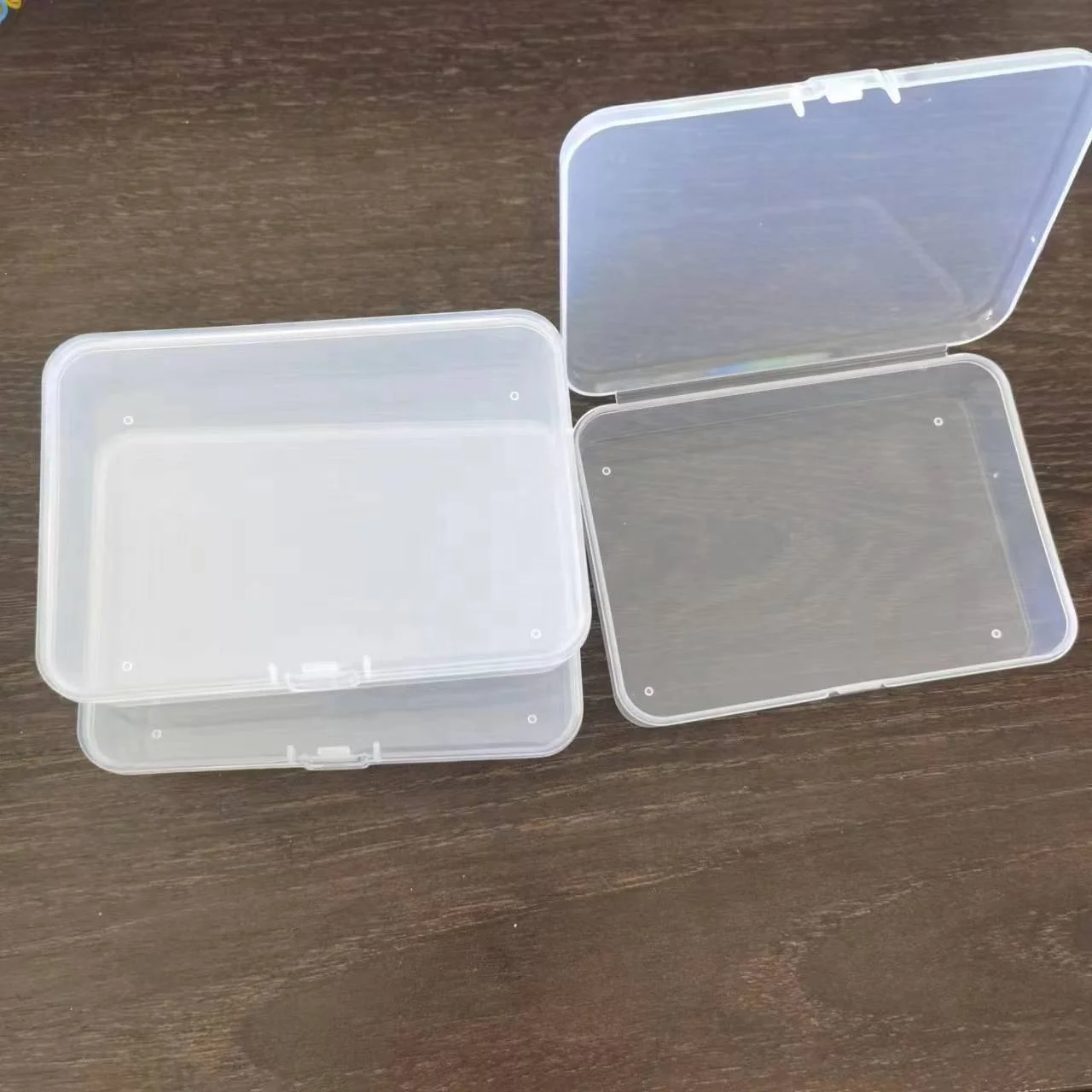 Blank Playing Card Case, Clear Card Deck Box, Plastic Box Holder for Bank Card, Business Card, Game Card, PTCG Cards