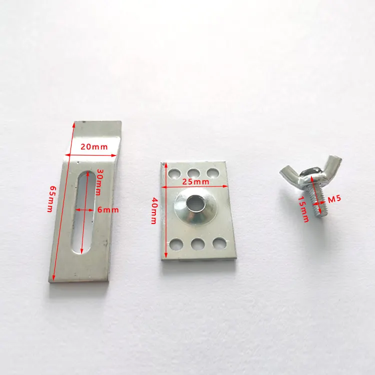 Manganese Steel Epoxy Sink Mounting Clips for Bathroom Kitchen Granite Undermount Sink