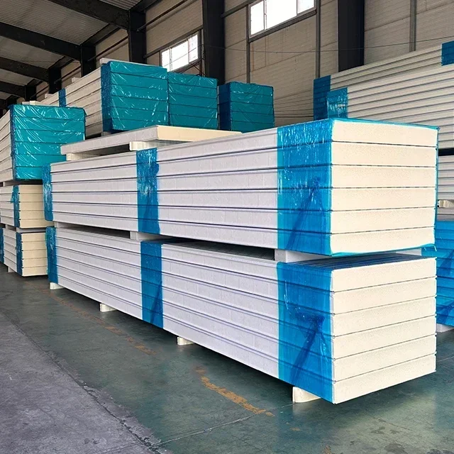 Prefabricated House factory supply low price exterior wall cladding Construction Sandwich Panels