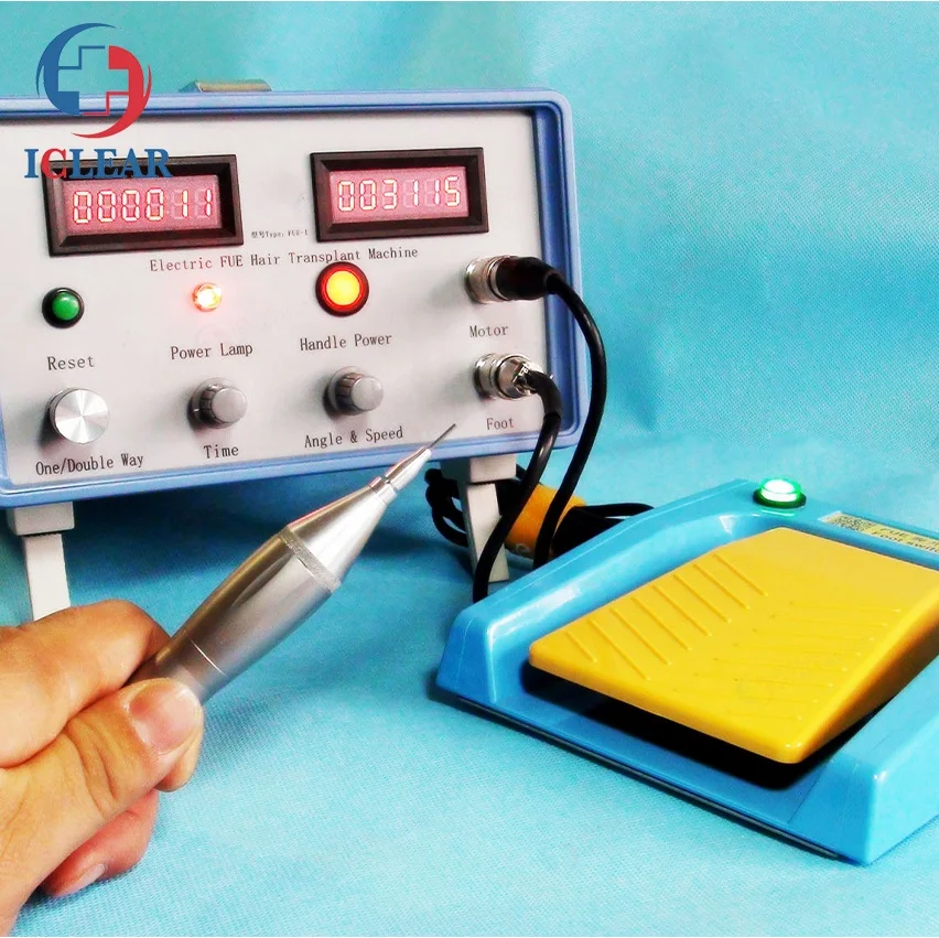 Countable Hair Follicle Extractor Minimally Invasive FUE Hair Transplant Machine
