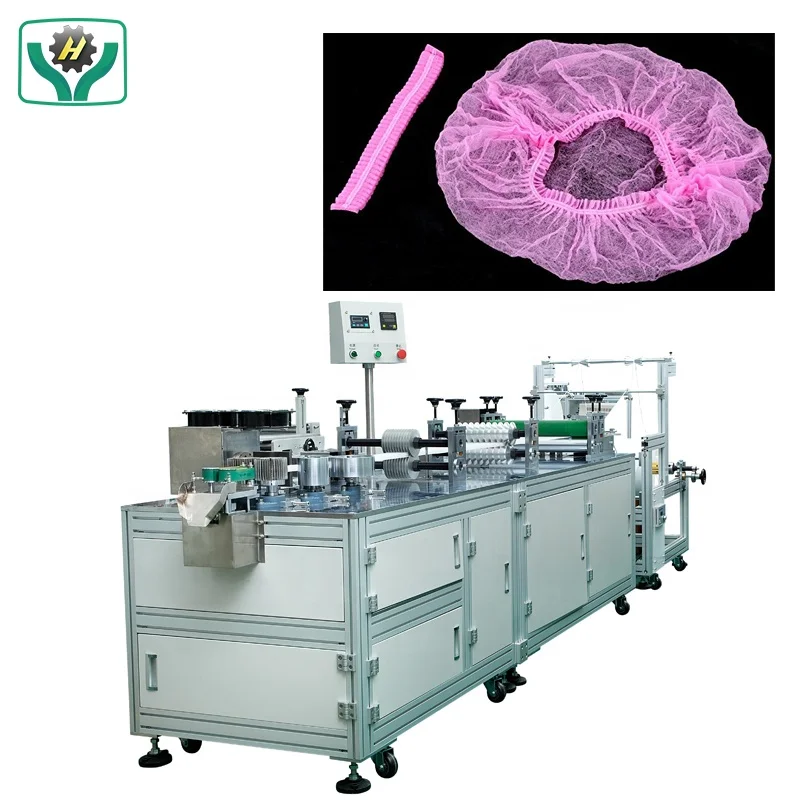 Машина для изготовления шапок для ванны из нетканого пластика