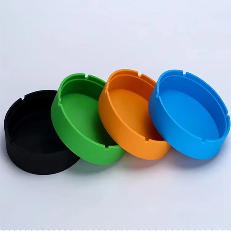 Free Smaples Factory Wholesale Silicone disposable souvenir custom ashtray dustbin