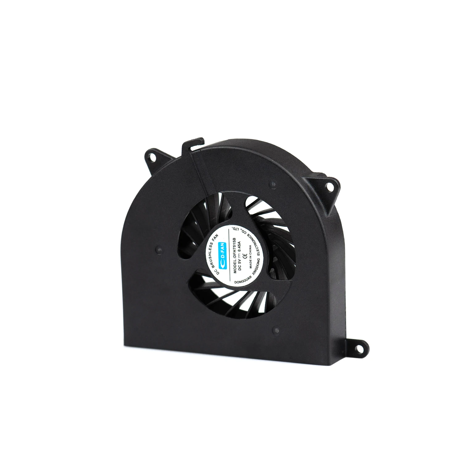 High pressure centrifugal blower 7515 75mm 12v dc brushless blower fan pwm 5v