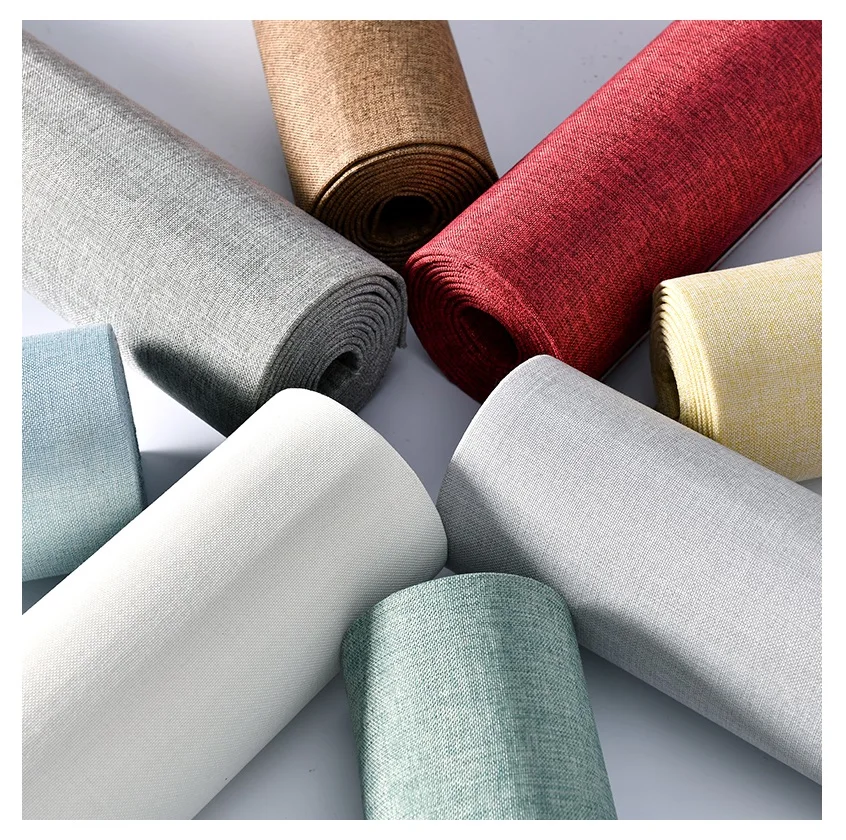 Wall Cloth Modern Style Peel and Stick Easy to Install Wall Covering Fabric Textured Wallpaper Roll