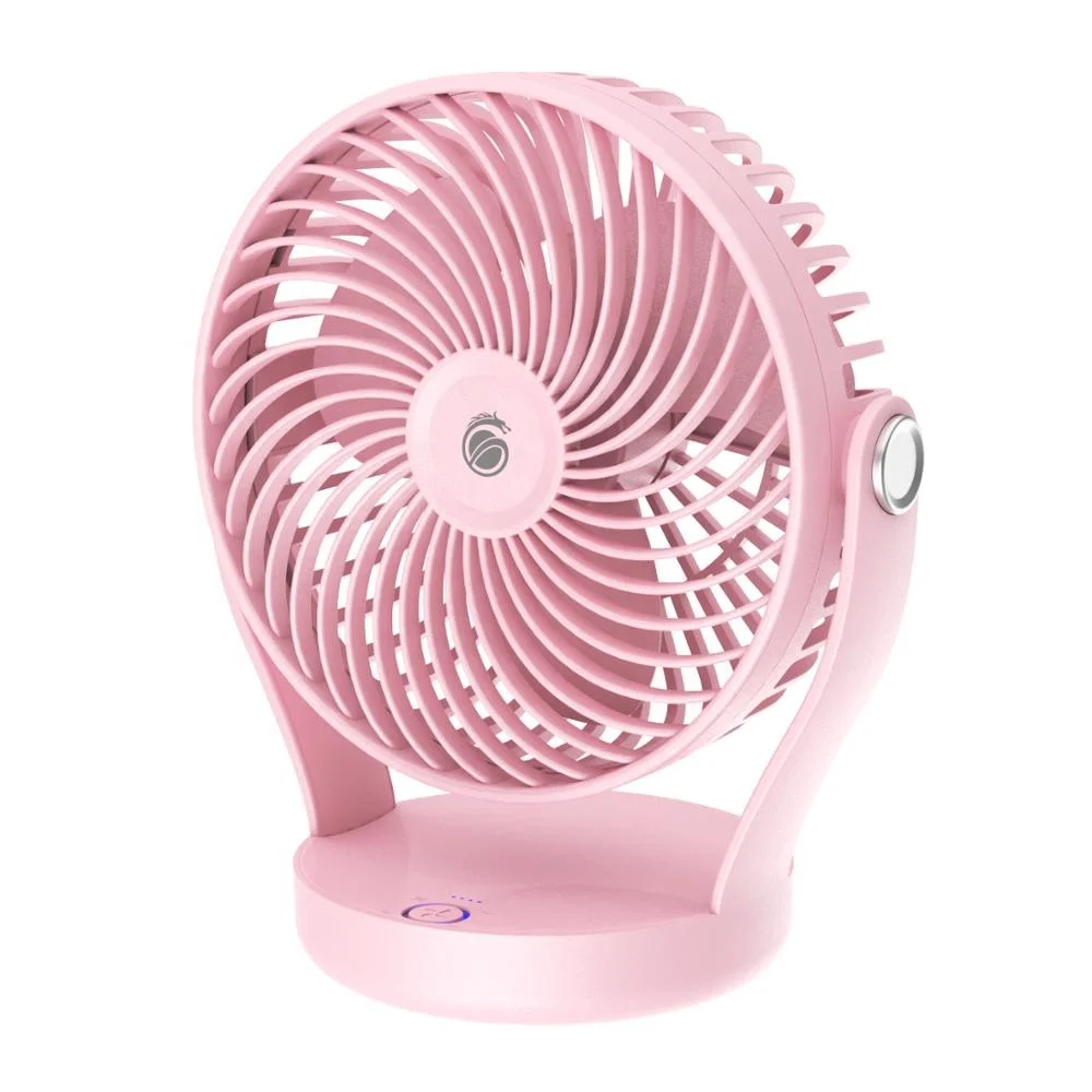 KONFULON 2024 Wholesale Trending Rechargeable Electronic Desktop Fan with Portable Design for Fast Cooling in Summer