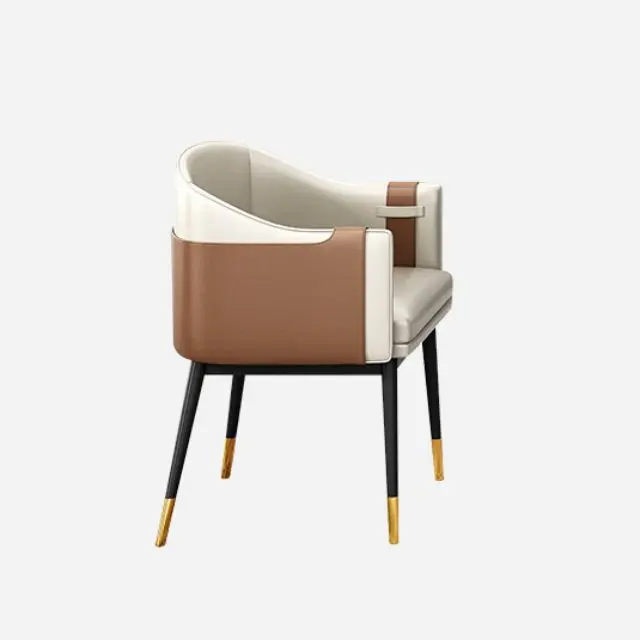 
Professional Hot Sale Modern Design PU Leather Reception Chair Office Leisure Area 