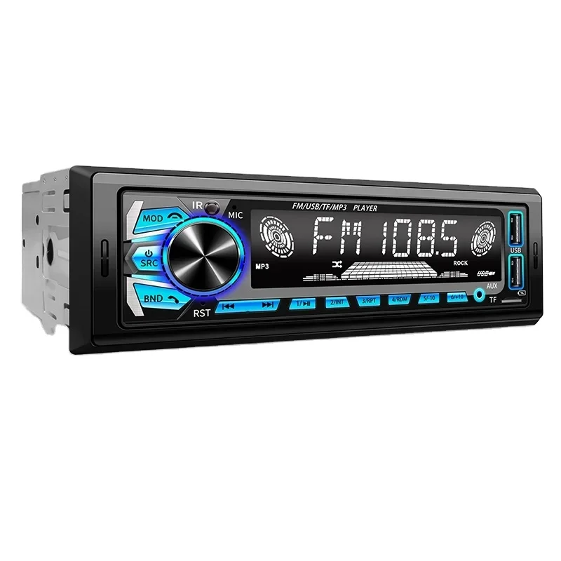Универсальный автомобильный усилитель бас с ручкой управления каналом OEM Автомобильный приемник поставка USB BT DSP хорошее сопротивление звука