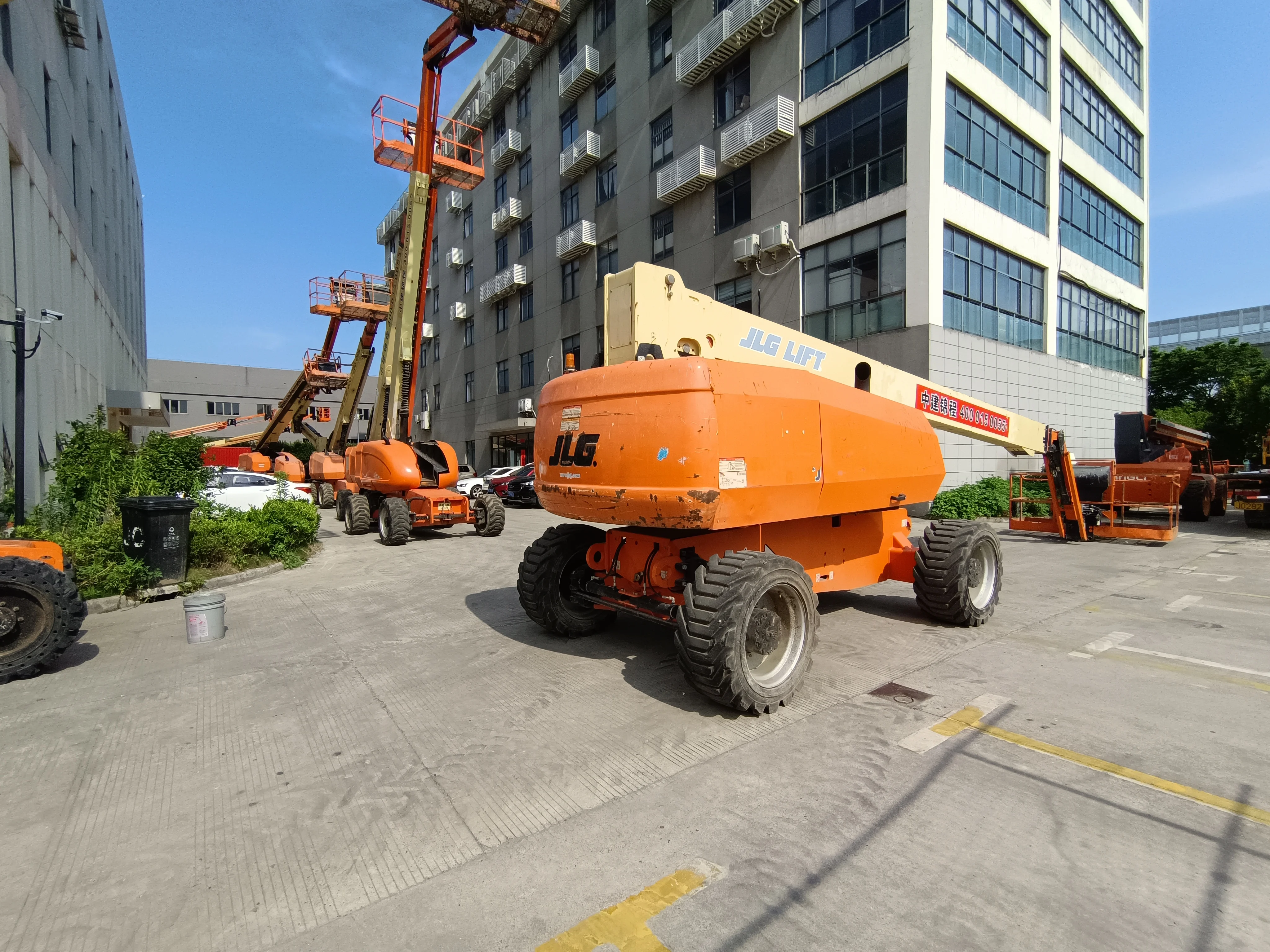 used JLG 20m 40m aerial work platform articulate lifting boom lift table operation platform for sale