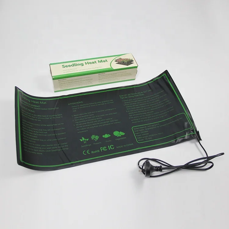 Seedly Heating Mat Plant Seed Help Growing Mat Graphene Heated Seed Mat Proof Water