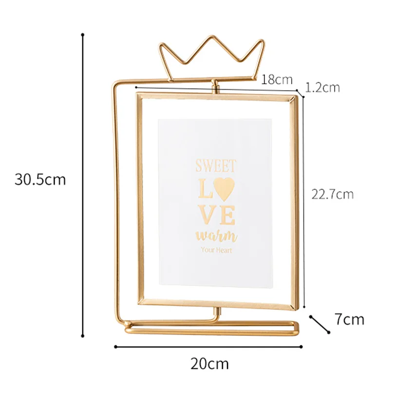 Metal 4x6 Glass Photo Frame A4 Picture Frames Photo Albums Accessories Botanical Specimen Holder Display Stand
