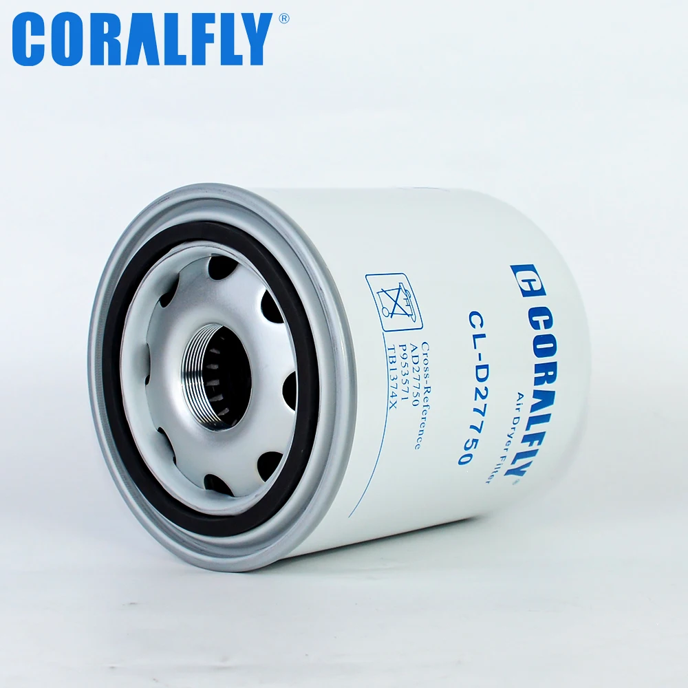 Фильтровальные детали для тяжелых грузовиков Coralfly AD27750 фильтр осушителя воздуха дизельного двигателя P781466 BA5374