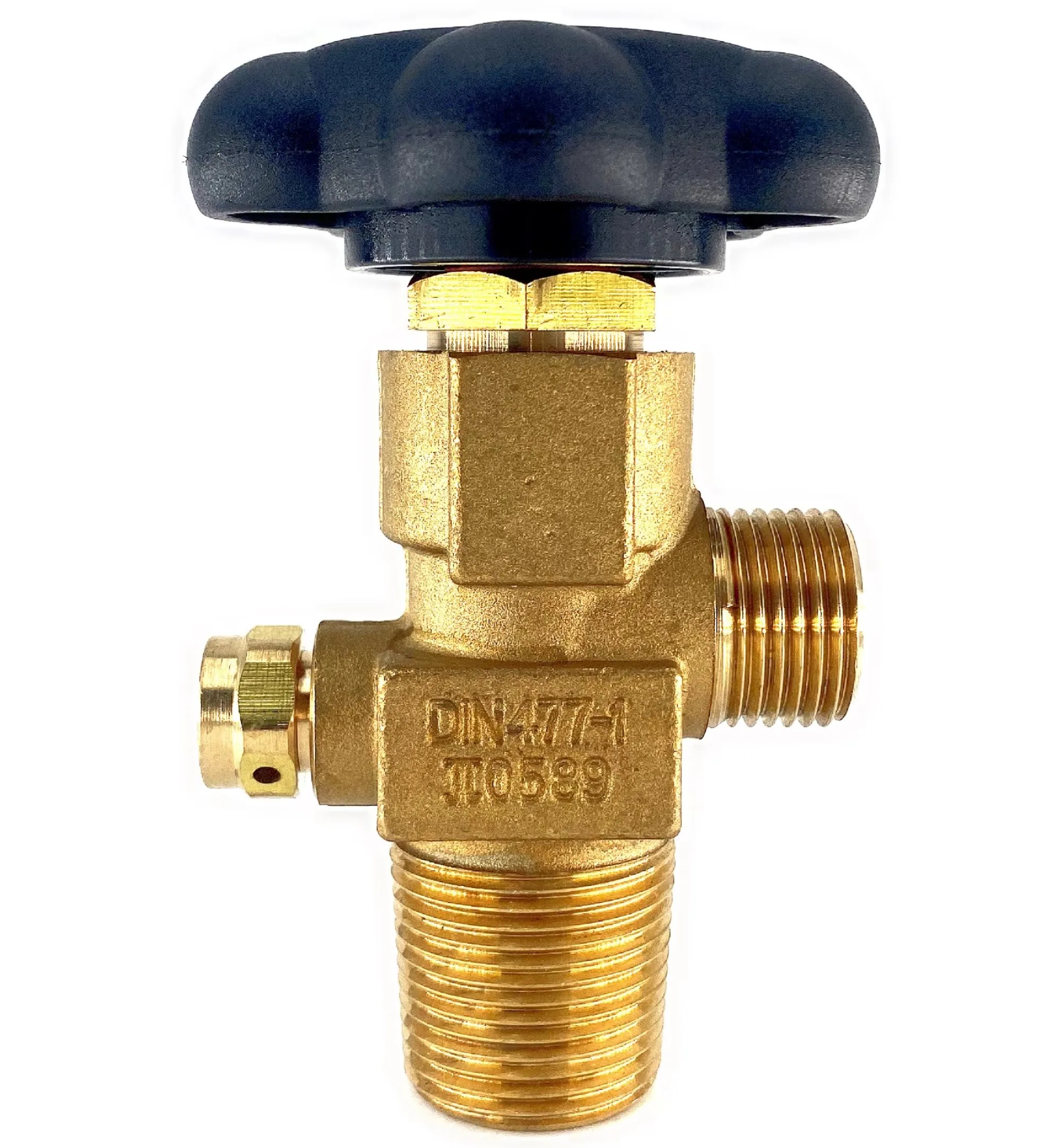 N2O Gas Cylinder Valves 25E For Pressure Tubes