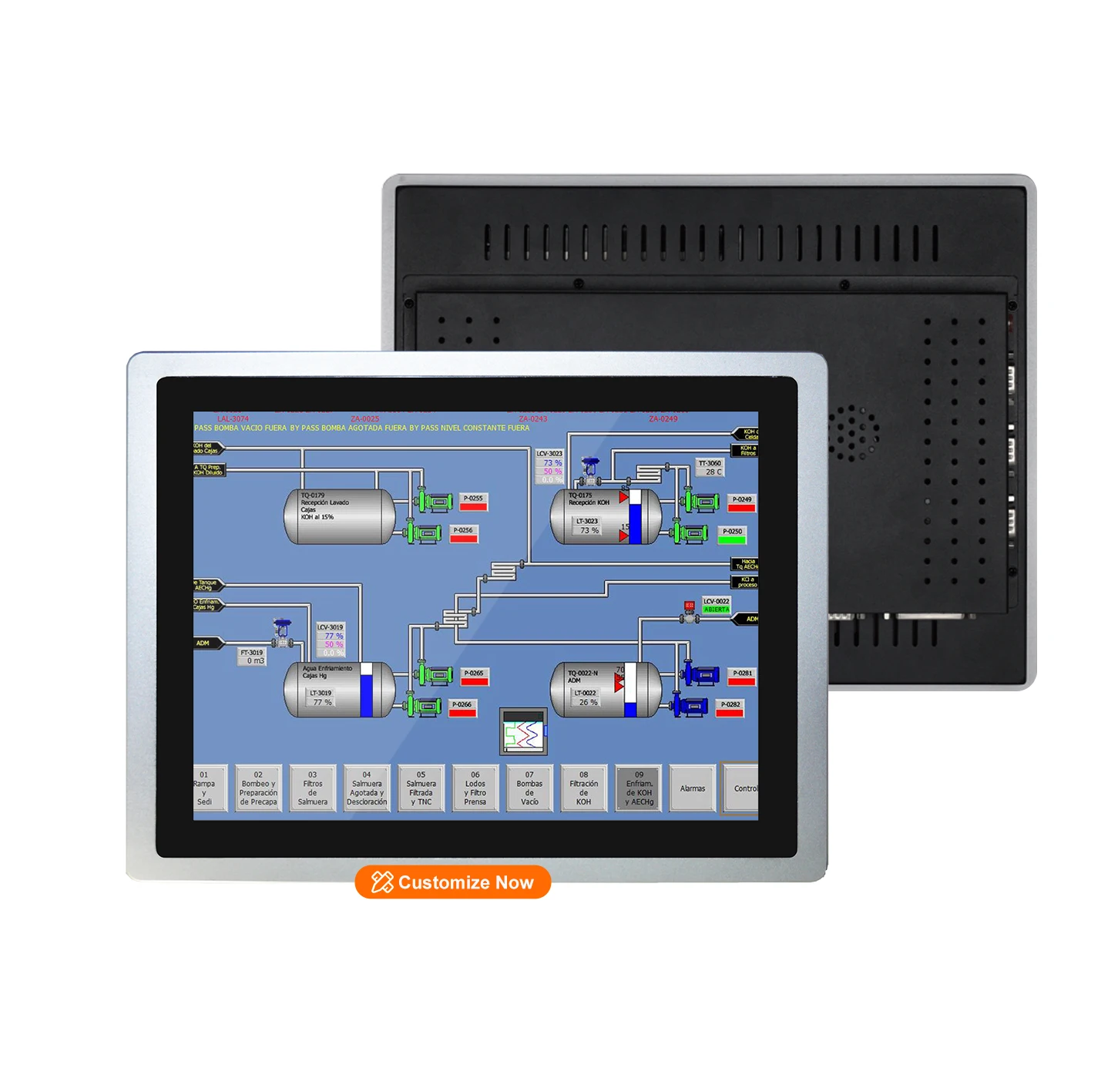 Kisko все в одном промышленный Android Lcd сенсорный экран ПК панель для Cnc контроллер